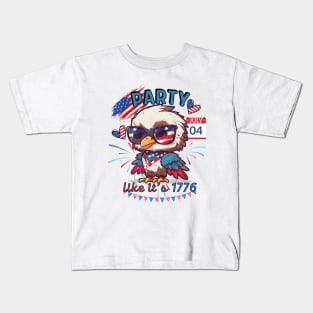 Little Patriot: Party Like It's 1776 Kids T-Shirt